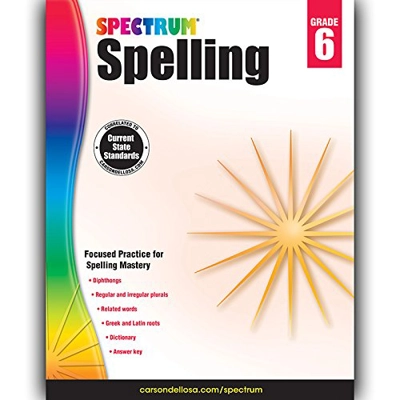Spectrum® Spelling Gr. 6 Book