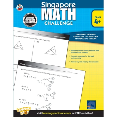 Singapore Math Challenge Gr. 4+ Book