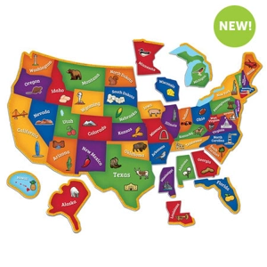 Magnetic U.S. Map Puzzle