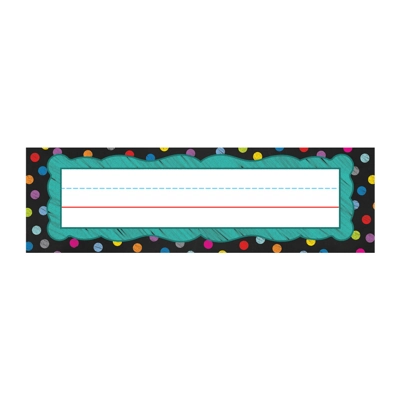 Colorful Chalkboard Nameplates
