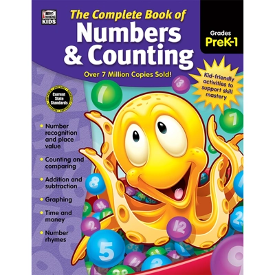 The Complete Book of Numbers & Counting Gr PK-1