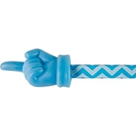 Aqua Chevron Hand Pointer