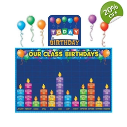 Birthday Graph Bulletin Board Display Set