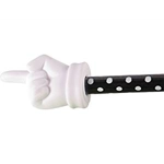 Black Polka Dots Hand Pointer