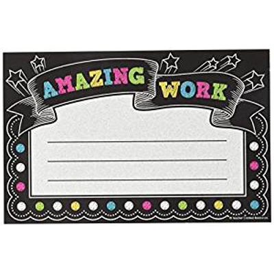 Chalkboard Brights Amazing Work Awards