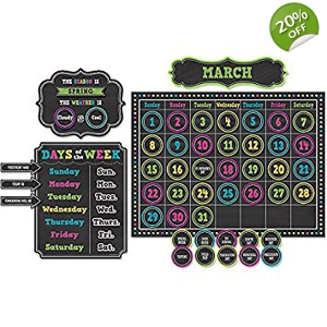 Chalkboard Brights Calendar ..