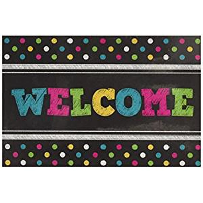 Chalkboard Brights Welcome Postcards