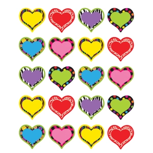 Fancy Hearts Stickers