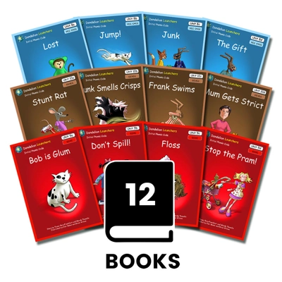 Dandelion Launchers Decodable readers Units 8-10 'Lost' 12 books