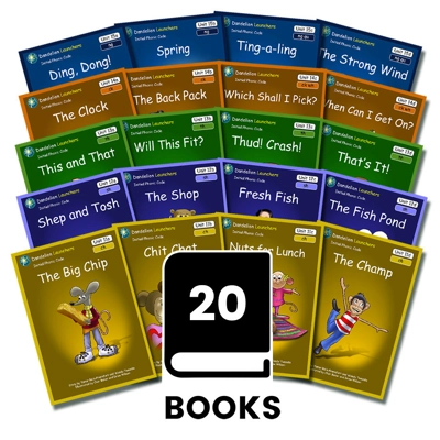 Dandelion Launchers Decodable readers Units 11-15 'The Big Chip' 20 books