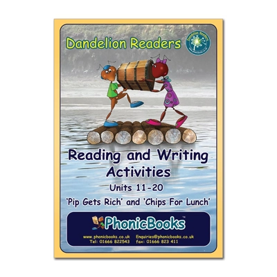 Dandelion Reading and Writing Activities Units 11-20 for Sets 1 and 2