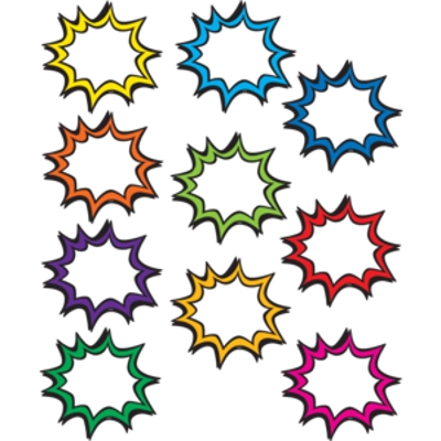 Superhero Bursts Accents