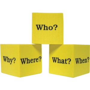 Foam Question Cubes