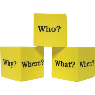 Foam Question Cubes