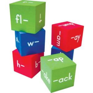 Foam Word Families Cubes