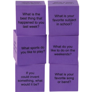 Foam Conversation Cubes
