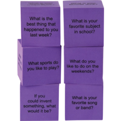 Foam Conversation Cubes