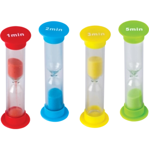 Small Sand Timers Combo 4-Pack
