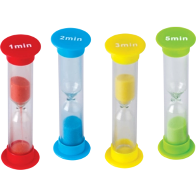 Small Sand Timers Combo 4-Pack