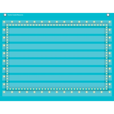 Light Blue Marquee Mini Pocket Chart [17" x 22"]