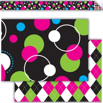 Circle Frenzy Double-Sided Border