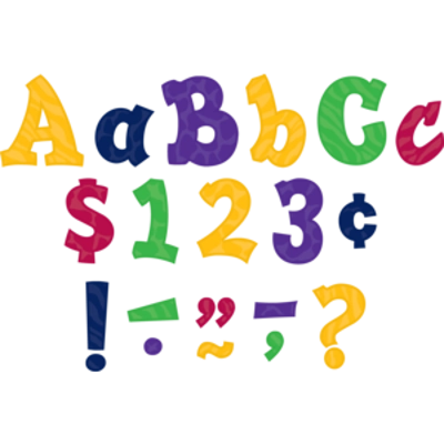 Multicolor Sassy Animal 3" Letters