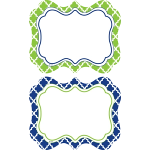 Navy & Lime Wild Moroccan Na..