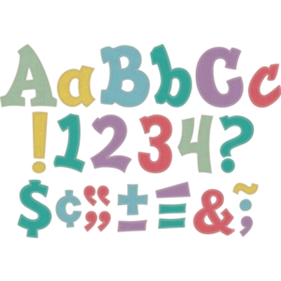 Shabby Chic 5" Sassy Font Letters