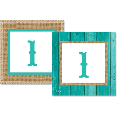 Shabby Chic Double-Sided Calendar Cards