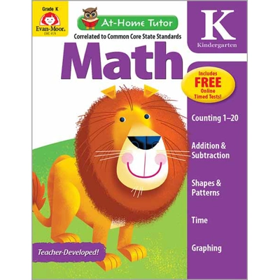 At-Home Tutor: Math, Grade K - Activity Book