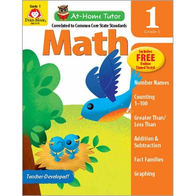 At-Home Tutor: Math, Grade 1 - Activity Book
