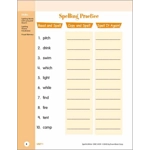 Skill Sharpeners: Spell & Write, Grade 3 - Activity Book