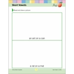 Learning Line: Short Vowels, Grades K-1 - Activity Book