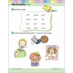 Learning Line: Word Families, Grades 1-2 - Activity Book
