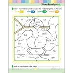 Learning Line: Word Families, Grades 1-2 - Activity Book