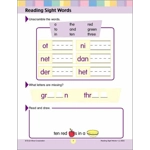 Learning Line: Reading Sight Words, Grades K-1 - Activity Book