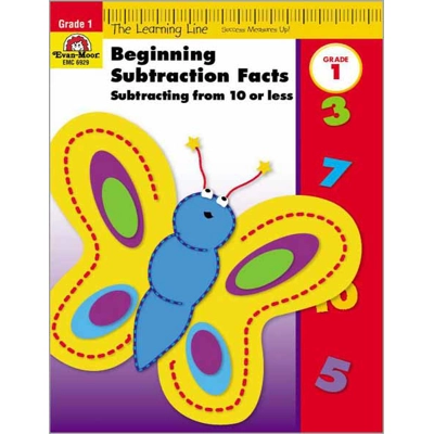 Learning Line: Beginning Subtraction - Subtracting from 10 or Less, Grade 1 - Activity Book