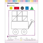 Learning Line: Geometric Shapes and Fractions, Grade 1 - Activity Book