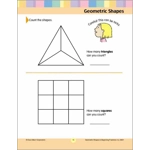 Learning Line: Geometric Shapes and Fractions, Grade 1 - Activity Book