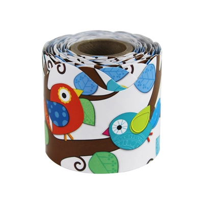 Boho Birds Scalloped Borders