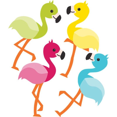 Chool Pop Flamingos Mini Cut - Outs