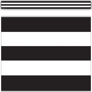 Black & White Stripes Straig..