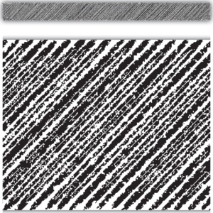 Black Scribble Straight Bord..