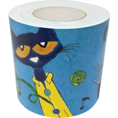 Pete The Cat Straight Rolled Border Trim