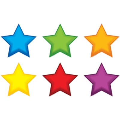 Colorful Stars Mini Accents