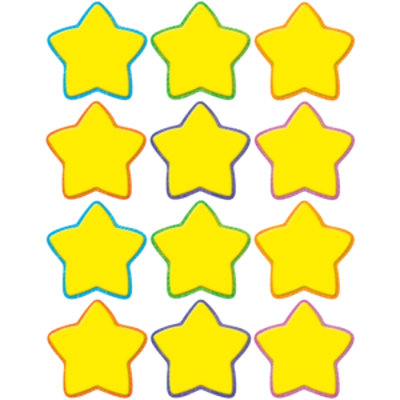 Yellow Stars Mini Accents