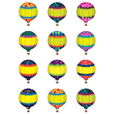Hot Air Balloons Mini Accents
