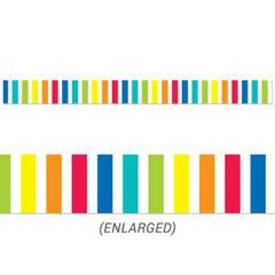 Rainbow Bold Stripes Border