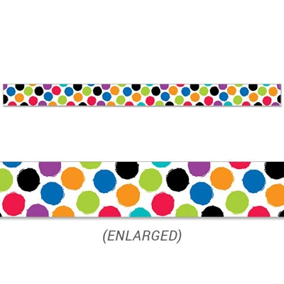 Bold & Bright Colorful Spots Border