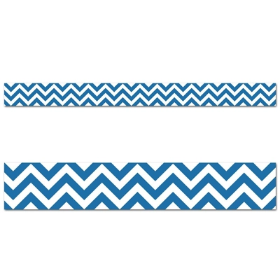 Blue Chevron Border